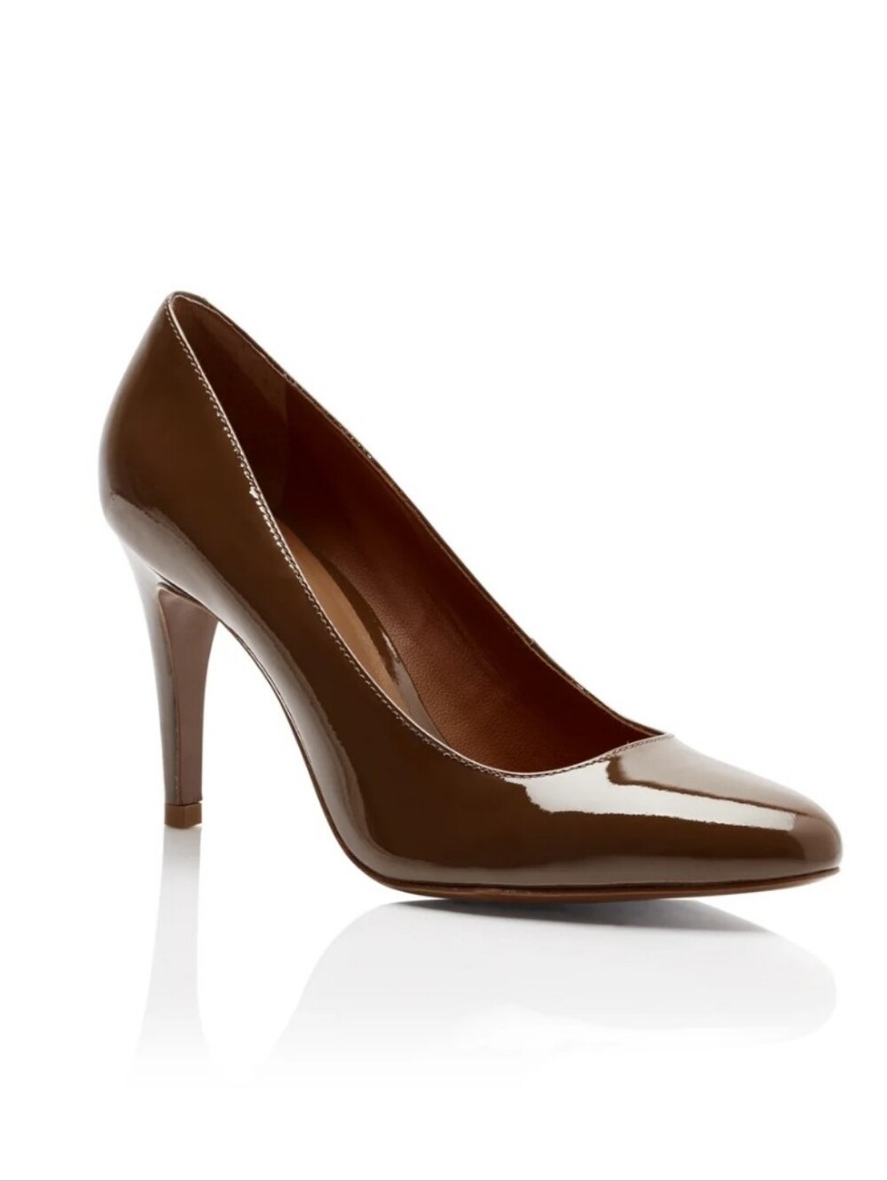 Rwbecca Allen The New Pump Nude I Chocolate Brown Size 8